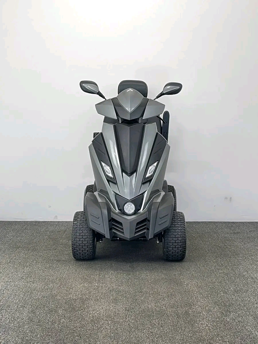 CareCo Adventurer X8 (2024) The Adventurer X8 is our al-terrain mobility scooter. More power means more potential, and this scooter is fully equipped for your next adventure with a 100Ah battery