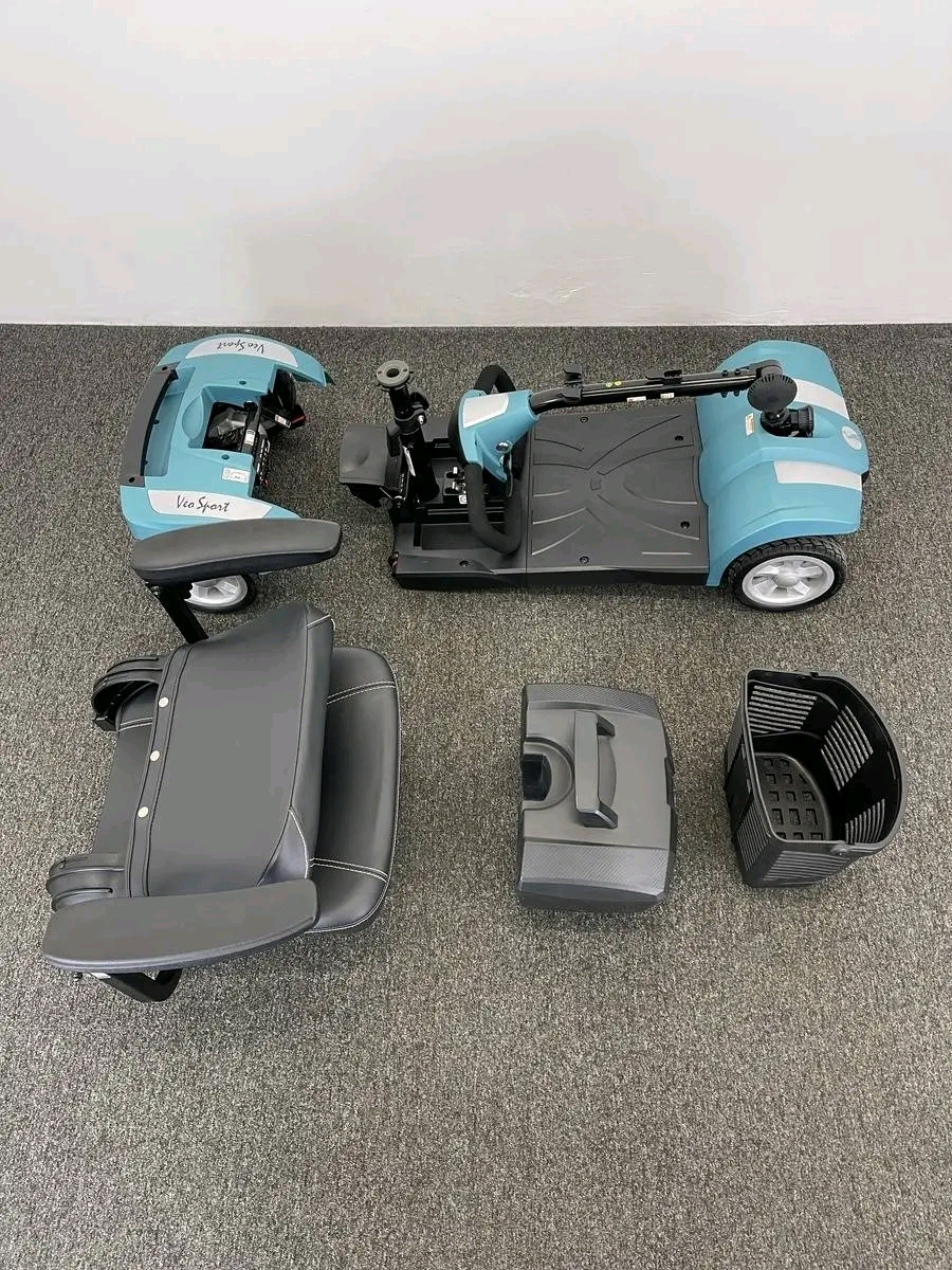 Rascal Veo Sport The Rascal Veo Sport is another brilliant portable scooter from the popular manufacturer Electric Mobility.