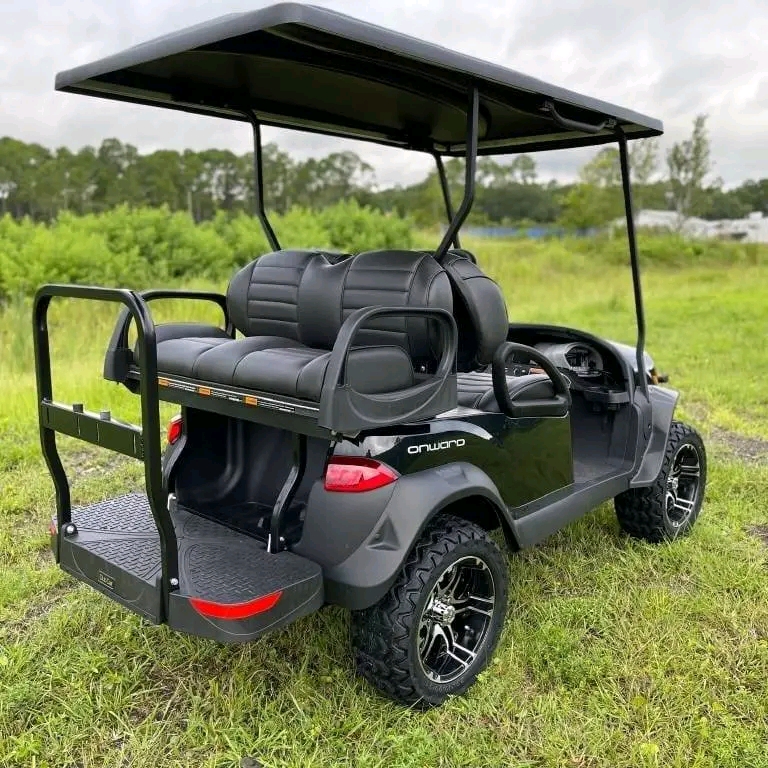 2021 Club Car Golf Carts All4 Passenger Lifted - Electric,Primary ColorMET BLACK