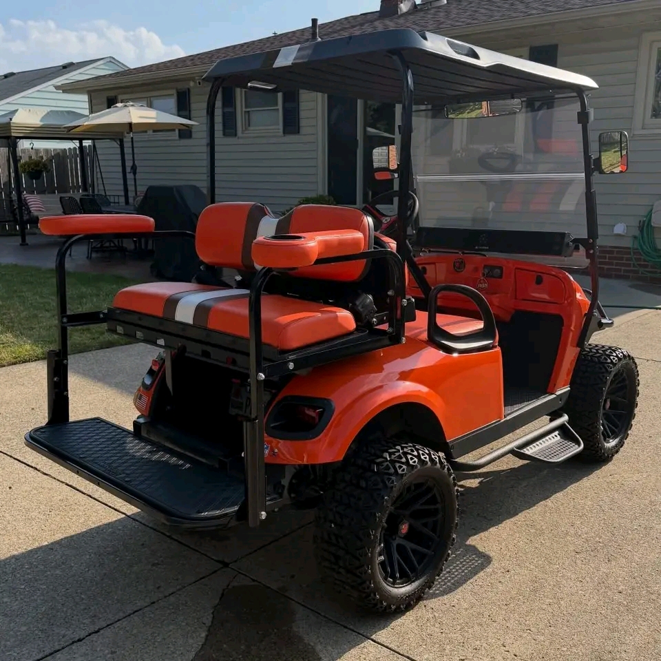 2016 Electric Custom Club Car Golf Cart Seats 4