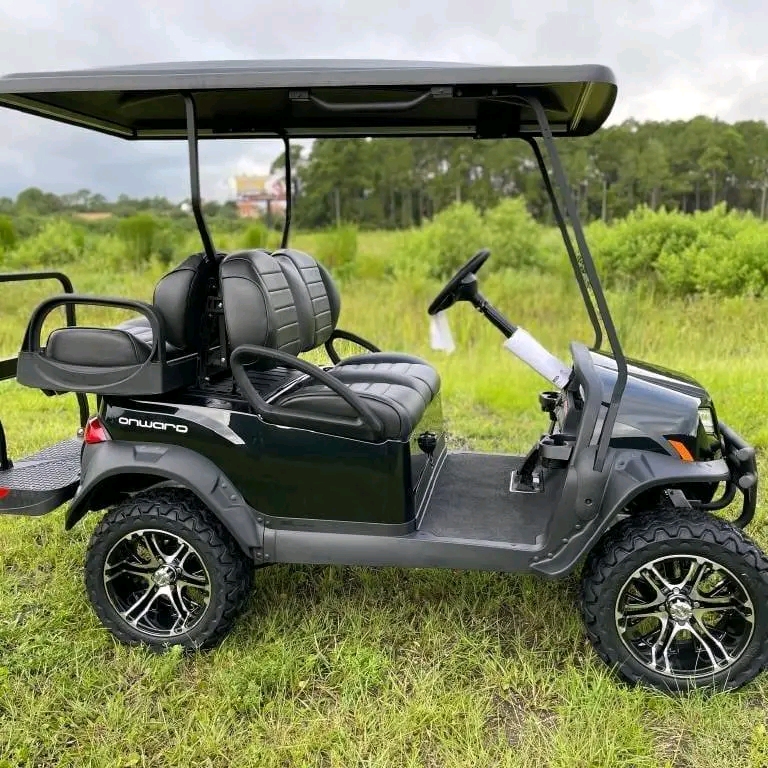 2021 Club Car Golf Carts All4 Passenger Lifted - Electric,Primary ColorMET BLACK