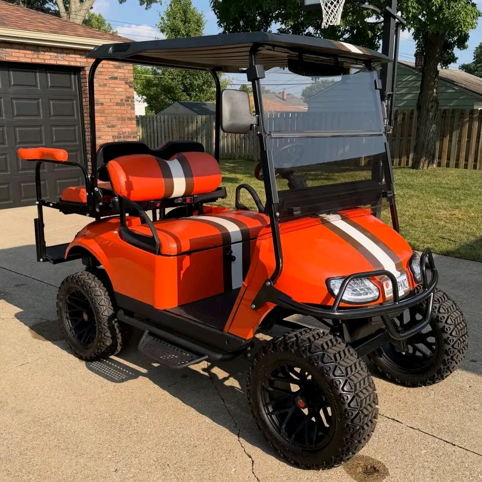 2016 Electric Custom Club Car Golf Cart Seats 4