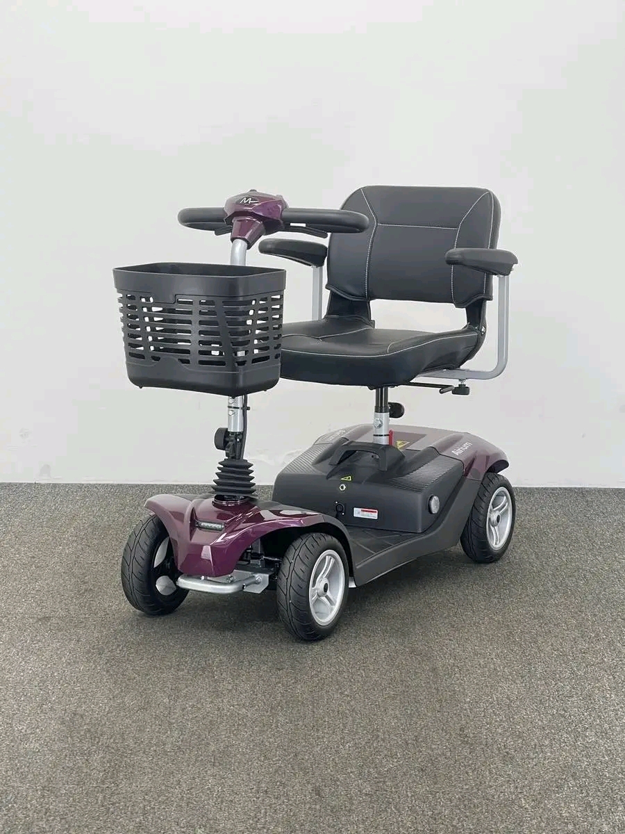 Motion Healthcare Airium (2025) The Motion Healthcare Airium offers the innovation of both an Aluminium chassis , making it one of the lightest portable mobility scooters in the world.