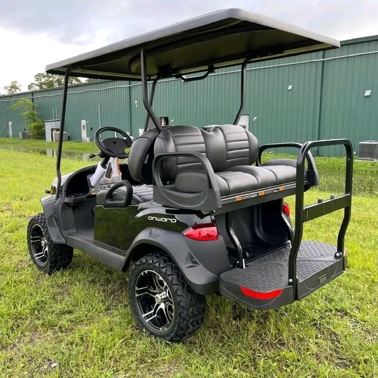 2021 Club Car Golf Carts All4 Passenger Lifted - Electric,Primary ColorMET BLACK