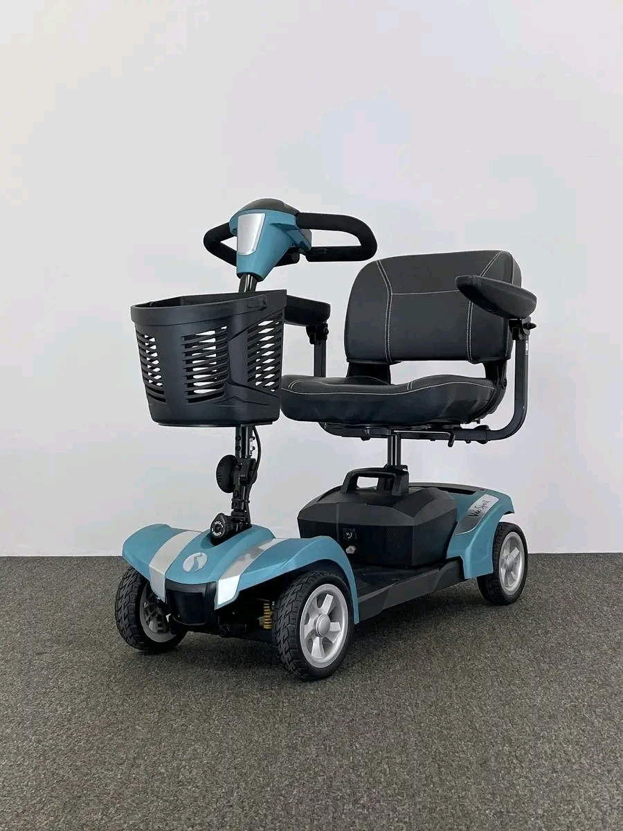 Rascal Veo Sport The Rascal Veo Sport is another brilliant portable scooter from the popular manufacturer Electric Mobility.