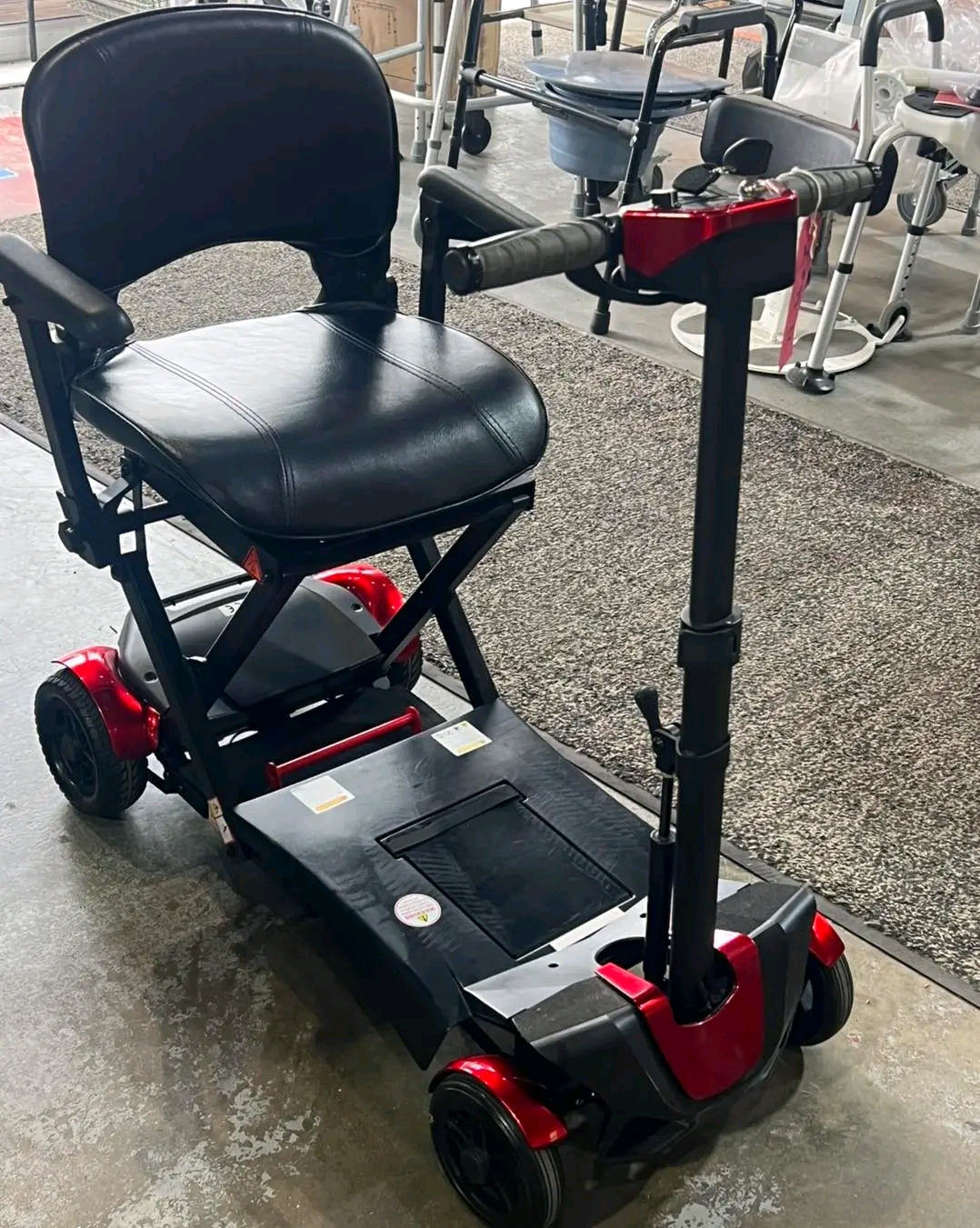 Drive Auto Fold Electric Mobility Scooter  The 4 Wheel Auto Folding Scooter