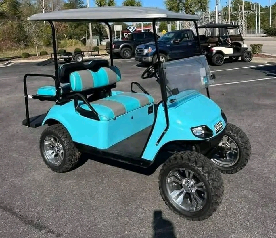 EZGO TXT is loaded with upgrades and ready to ride! Clean, stylish, and built for both comfort and performance.