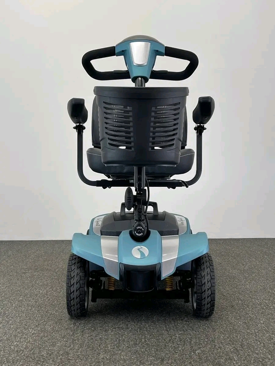 Rascal Veo Sport The Rascal Veo Sport is another brilliant portable scooter from the popular manufacturer Electric Mobility.