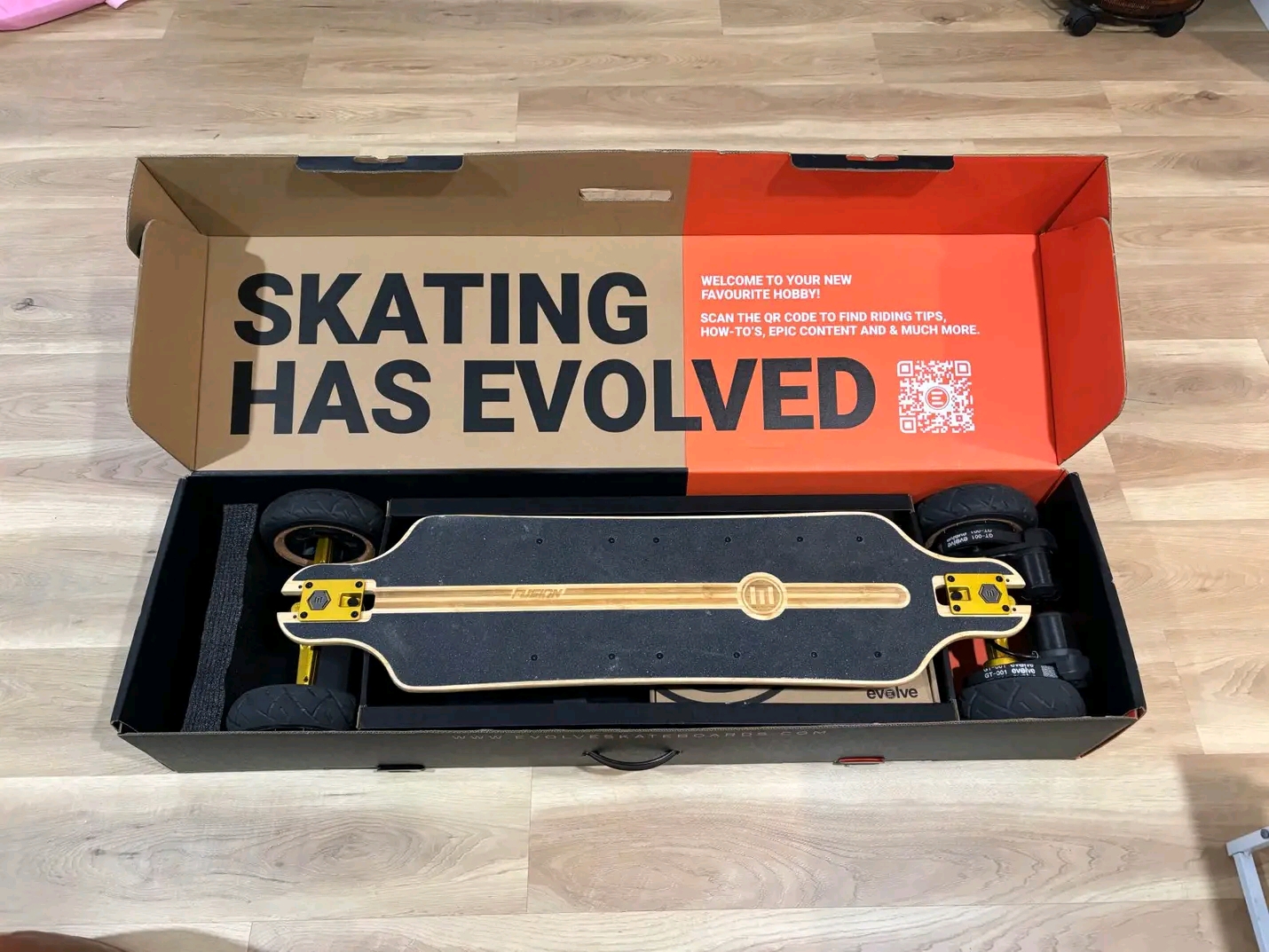 Evolve Bamboo GTR (Fusion) Electric Skateboard